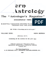 1934 Alan Leo Modern Astrology Magazine Vol.31