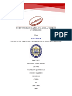 Justificación y Factores Limitantes de La Auditoria Operativa