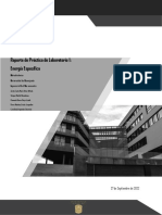 Reporte de Practica Energia Especifica - Hidrodinamica