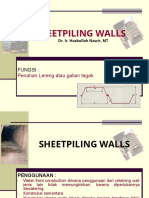 Sheetpiling Wall
