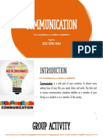 Definition Nature Process and Function of Communication