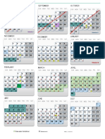 Operational Calendar 2022-2023