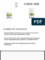 Slimmetry y CeroCarb, suplementos para control de peso