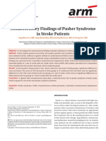 Artigo 4 - Somatosensory findings of pusher syndrome in stroke patients