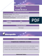 Aula Digital E Plano de Aula: Disciplina Ano Aula Número