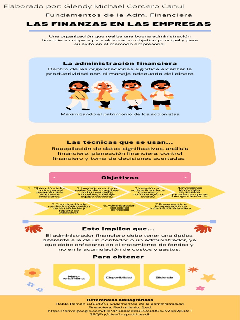 Infografia - Las Finanzas de Una Empresa | PDF | Economias | Business