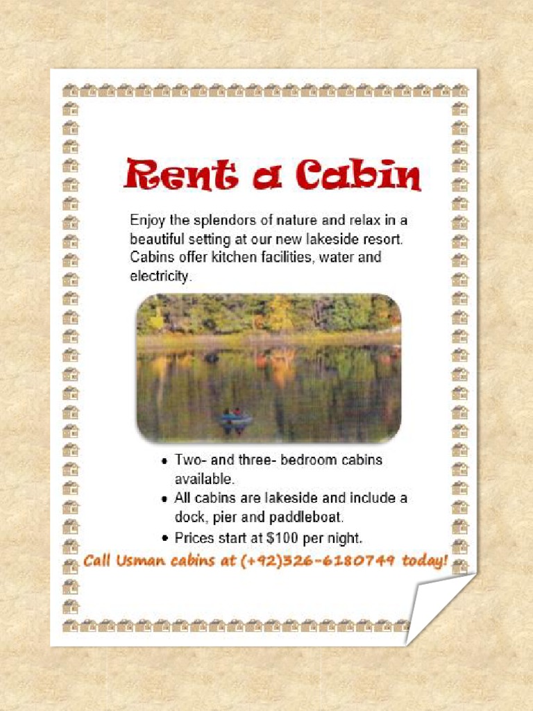 Rent A Cabin Usman Ali | PDF