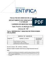 Informe 3 - La Celula Eucariota y Procariota - Reconocimiento de Estructuras