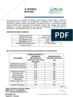 ANFOCUAT desinfectante líquido amonio cuaternario