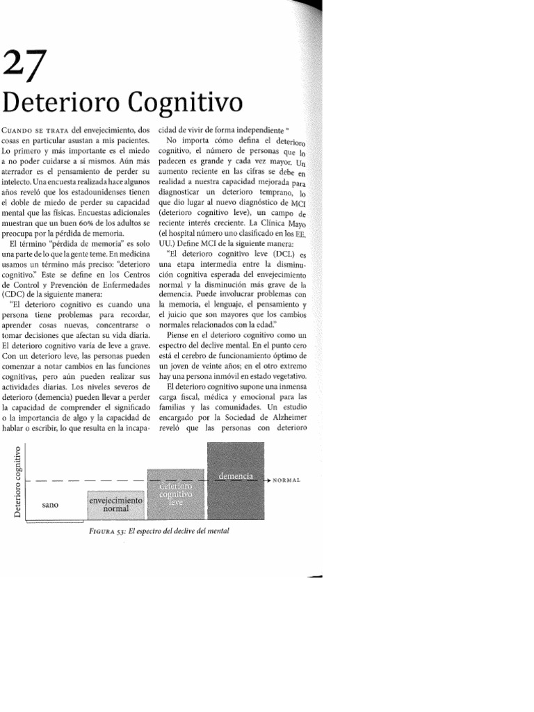 Deterioro cognitivo y immunocal glutation pdf