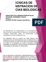 Tecnicas de Administracion de Sustancias Biologicas