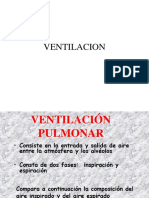 Ventilación pulmonar y composición del aire inspirado y espirado