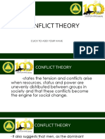 TEMPLATE-CONFLICT THEORY