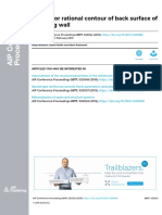 Search For Rational Contour of Back Surface of