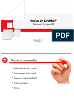 Reglas de Kirchhoff: Semana 15 Sesión 01