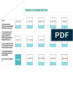 One-Step Equations Digital Self-Checking Maze - Sheet1