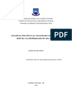 TCC Lúcio Alves Costa - CTRN 2019 Análise Da Influência Da Velocidade e Do Tempo de Mistura Nas Propriedades de Argamassas