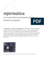 Informática - Wikipedia, La Enciclopedia Libre