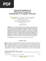 Numerical Simulation of Mixedmode Progressive Delamination in Composite Materials