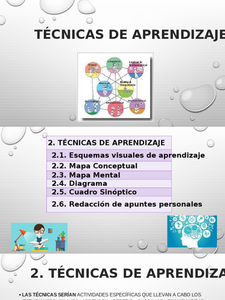 Tema 2 Técnicas De Aprendizaje Descargar Gratis Pdf Aprendizaje