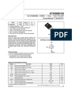 Stw8Nb100: N-Channel 1000V - 1.3 - 7.3A To-247 Powermesh™ Mosfet