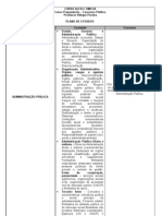 Plano de Estudos