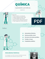 Presentación Trabajo de Química y Ciencia Ilustraciones Moléculas Verde Turquesa