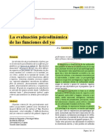 PSI-GEN-CLI. Funciones Del Yo. González de Rivera y Col. 1992.
