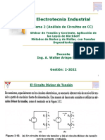 4 E.I. 2-2022 Divisor Tension y Corriente, Aplicacion Kirchhoff