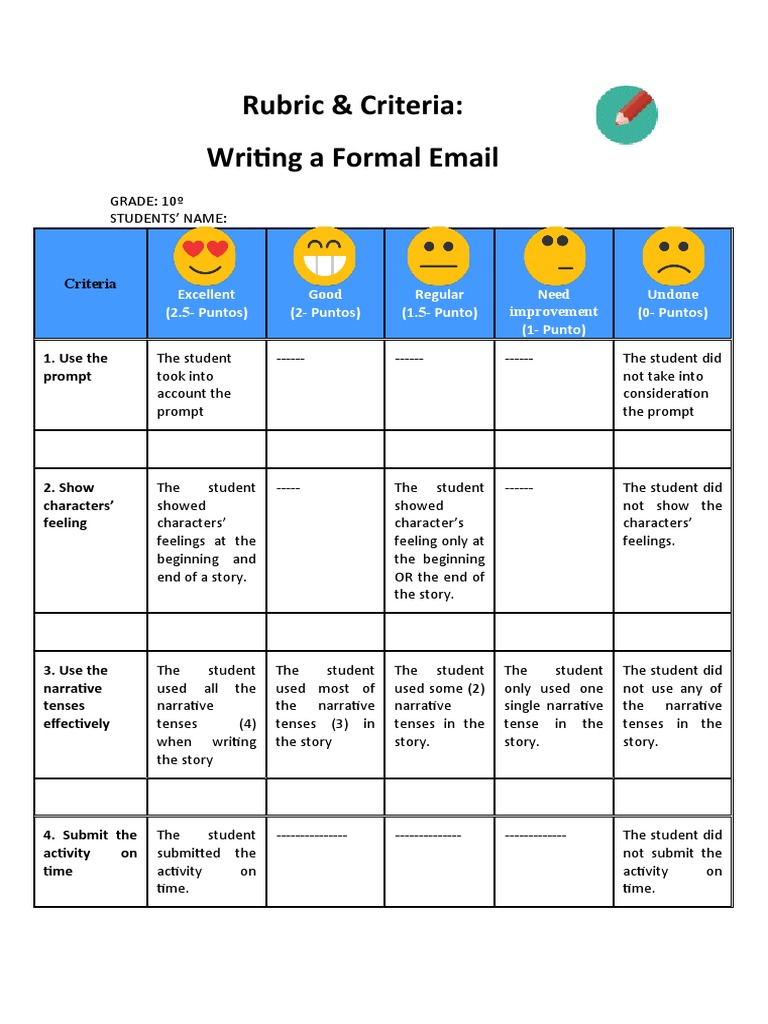 Short Story Evaluation Rubric Criteria 10A PDF Evaluation Evaluation Methods