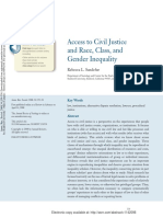 Sandefur - 2008 - Access To Civil Justice and Race, Class, and Gender Inequality