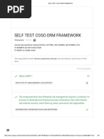 Self Test Coso Erm Framework