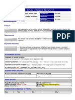 Root Cause Analysis Template 10