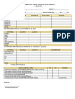 Monitoring Tool For The First Quarter Secondary