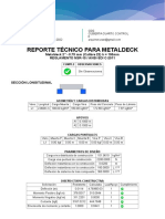 Reporte Losa Cubierta Cto Controls