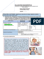 Evaluación Diagnóstica: Titulo de La Actividad