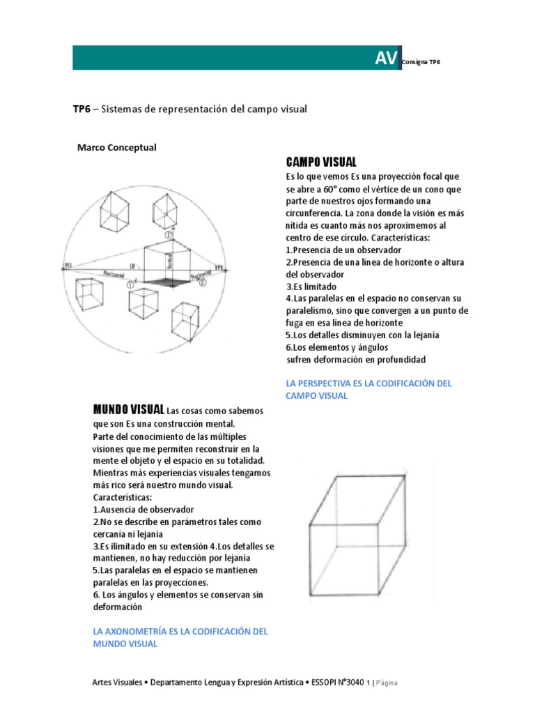 Sistemas de Representación Visual | PDF | Perspectiva (Gráfica) | Dibujo