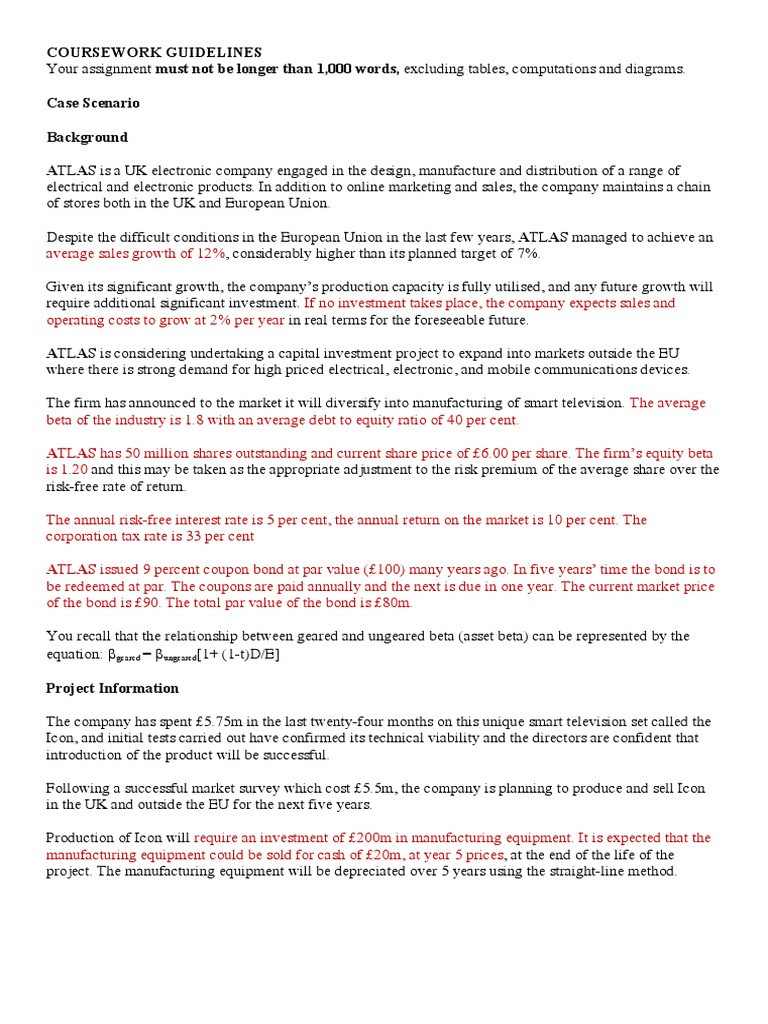 Present Value Cost Of Capital