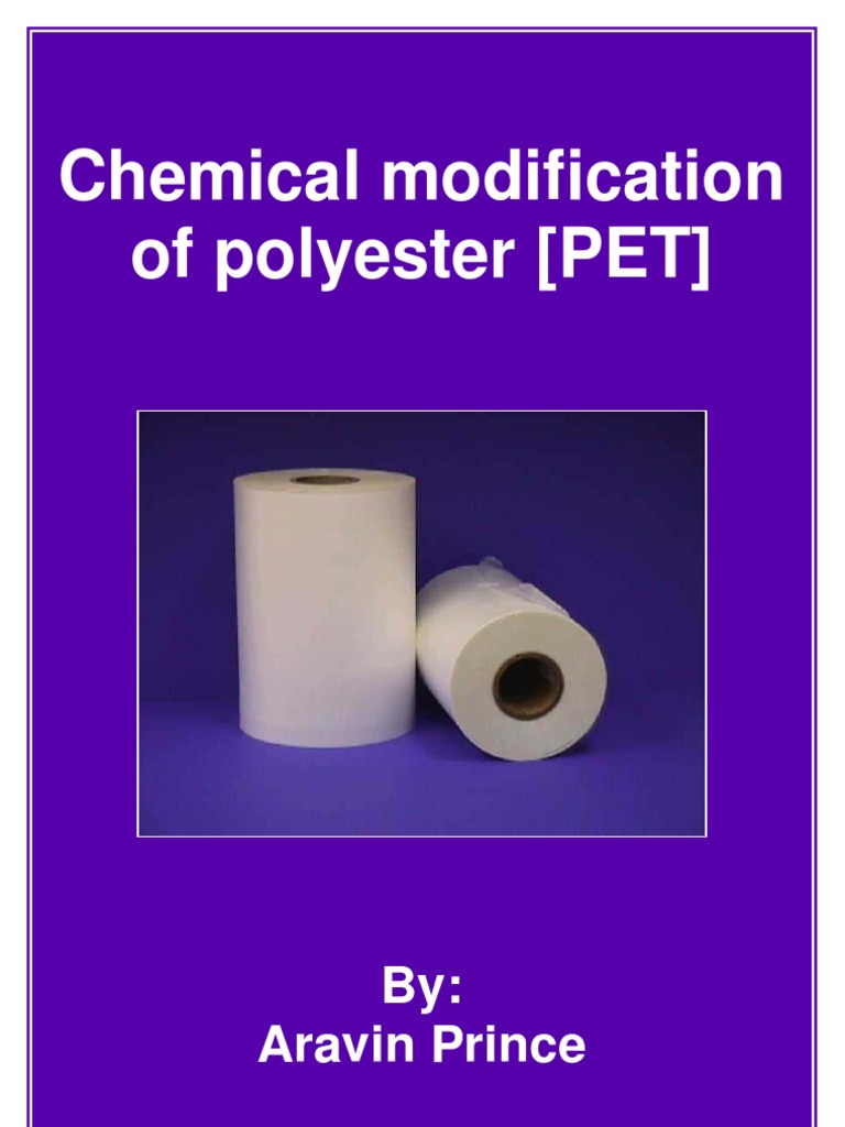 Chemical Modification of Polyesters PDF Polyester Dye