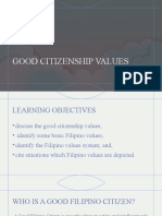 Good Citizenship Values