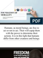 Foundation of Morality Lecture 4