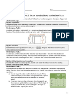 PerformanceTask GenMath