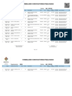 Formulario Convocatorias Publicadas: Departamento: Distrito