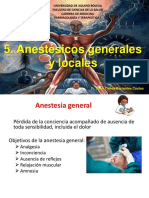 Anestesia General y Local en la Facultad de Medicina