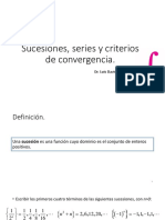 Sucesiones, Series y Criterios de Convergencia