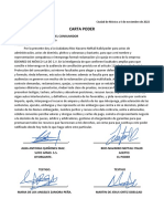 Carta poder para reclamación contra empresa Edenred