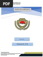 MODUL RASIO DUA BESARAN