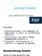 Akademikong Sulatin 101