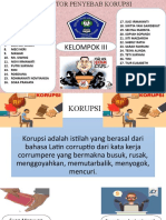 Faktor Penyebab Korupsi