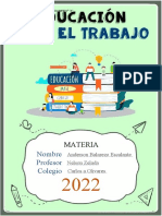 Eduacion para El Trabajo